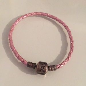 Kids Pink Rope Pandora Bracelett